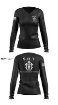 St. James Parish Sheriff's Office SRT Women's Long Sleeve V-neck Shirt - 52