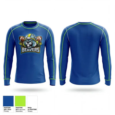 Barryfarms beavers 64575472 Long Sleeve Performance Shirt 2