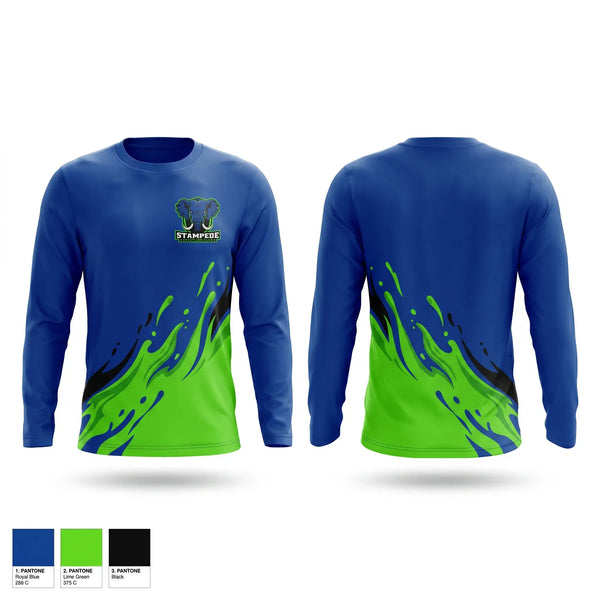 Long Sleeve Performance Shirt, Stampede, Wrestling, Teamtime, Team time, sublimation, custom sports apparel, team uniforms, spirit wear, spiritwear, sports uniforms, custom shirts, team store, custom team store, fundraiser sports, apparel fundraiser