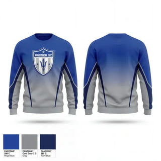 Crew Neck Sweatshirt, Premier United SC, Men's Soccer, Teamtime, Team time, sublimation, custom sports apparel, team uniforms, spirit wear, spiritwear, sports uniforms, custom shirts, team store, custom team store, fundraiser sports, apparel fundraiser