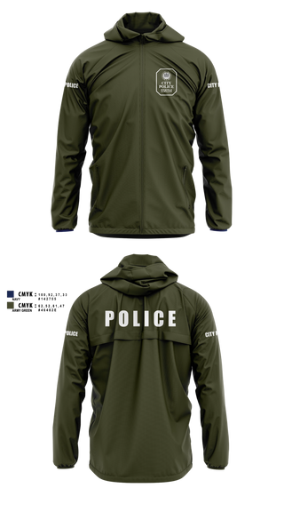 Windbreaker, Rockville City Police, Police, Teamtime, Team time, sublimation, custom sports apparel, team uniforms, spirit wear, spiritwear, sports uniforms, custom shirts, team store, custom team store, fundraiser sports, apparel fundraiser