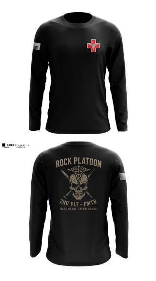Long Sleeve Performance Shirt, FMTB-E 2ND PLATOON, , Teamtime, Team time, sublimation, custom sports apparel, team uniforms, spirit wear, spiritwear, sports uniforms, custom shirts, team store, custom team store, fundraiser sports, apparel fundraiser