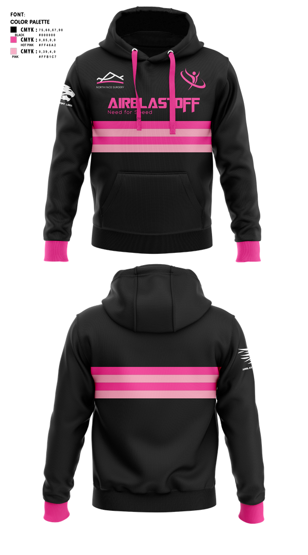Hoodie, Airblastoff Lions, Track & Field, Teamtime, Team time, sublimation, custom sports apparel, team uniforms, spirit wear, spiritwear, sports uniforms, custom shirts, team store, custom team store, fundraiser sports, apparel fundraiser