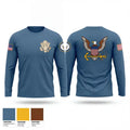 Christiana high school NJROTC 12502937 Long Sleeve Performance Shirt - 1