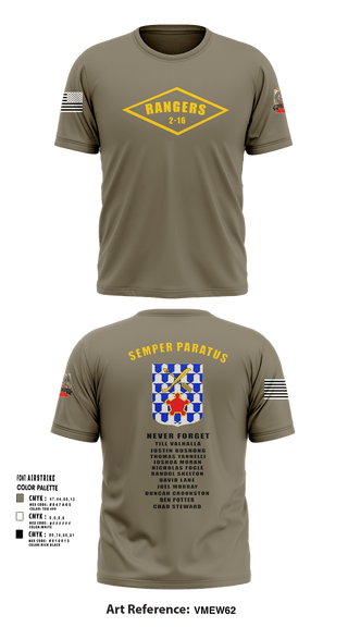 Short Sleeve Performance Shirt, 2-16 rangers, Army, Teamtime, Team time, sublimation, custom sports apparel, team uniforms, spirit wear, spiritwear, sports uniforms, custom shirts, team store, custom team store, fundraiser sports, apparel fundraiser