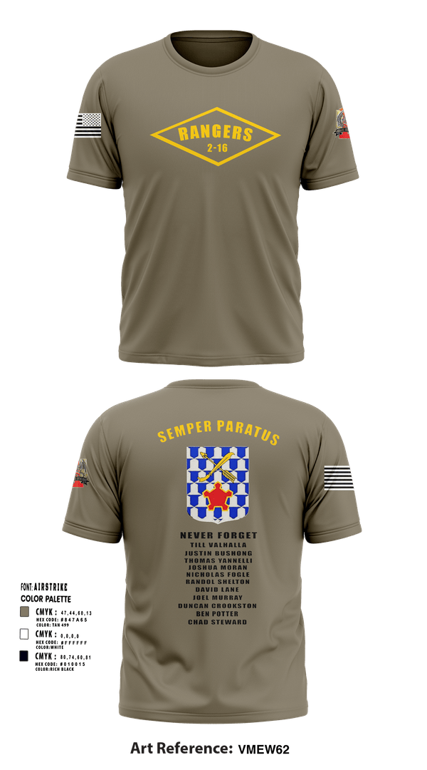 Short Sleeve Performance Shirt, 2-16 rangers, Army, Teamtime, Team time, sublimation, custom sports apparel, team uniforms, spirit wear, spiritwear, sports uniforms, custom shirts, team store, custom team store, fundraiser sports, apparel fundraiser