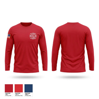 Long Sleeve Performance Shirt, New Berlin-Island Grove Fire Department, Fire Department, Teamtime, Team time, sublimation, custom sports apparel, team uniforms, spirit wear, spiritwear, sports uniforms, custom shirts, team store, custom team store, fundraiser sports, apparel fundraiser