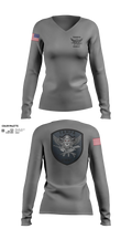 Tampa SWAT Women's Long Sleeve V-neck Shirt - 25