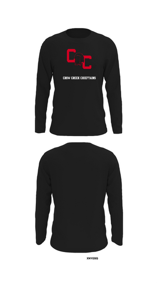 Long Sleeve Performance Shirt, Crow Creek Chieftains, Cross Country, Teamtime, Team time, sublimation, custom sports apparel, team uniforms, spirit wear, spiritwear, sports uniforms, custom shirts, team store, custom team store, fundraiser sports, apparel fundraiser