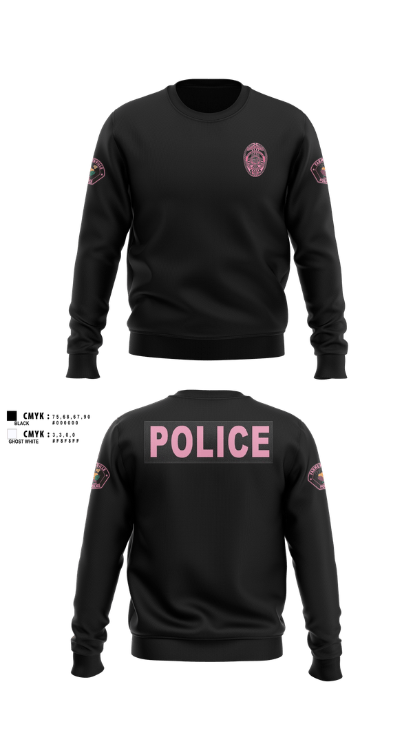 Crew Neck Sweatshirt, Farmersville PD, Police, Teamtime, Team time, sublimation, custom sports apparel, team uniforms, spirit wear, spiritwear, sports uniforms, custom shirts, team store, custom team store, fundraiser sports, apparel fundraiser