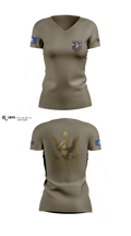 2nd Area Command (LASG) 22511039 Women's Short Sleeve V-neck Shirt - 2