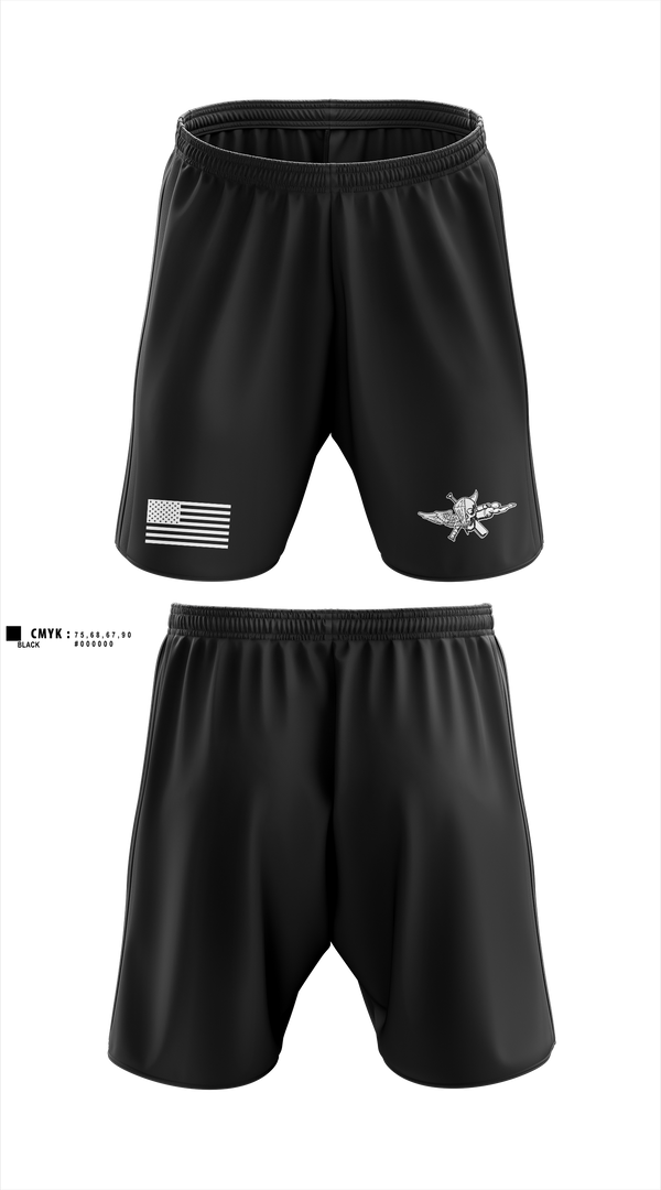 Athletic Shorts With Pockets, 3rd Reconnaissance Battalion, Force Co, Marines, Teamtime, Team time, sublimation, custom sports apparel, team uniforms, spirit wear, spiritwear, sports uniforms, custom shirts, team store, custom team store, fundraiser sports, apparel fundraiser