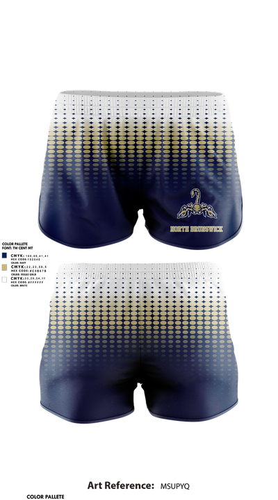 North Brunswick High School Dance Team 60064720 Track Shorts - 1