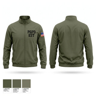Windbreaker, PGPD EST, Police, Teamtime, Team time, sublimation, custom sports apparel, team uniforms, spirit wear, spiritwear, sports uniforms, custom shirts, team store, custom team store, fundraiser sports, apparel fundraiser