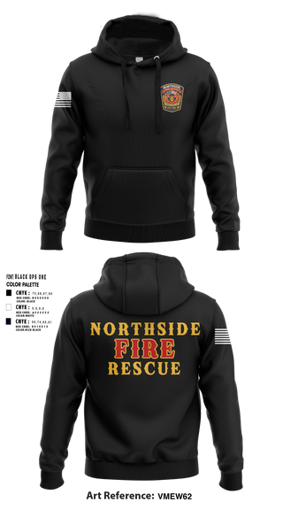 Hoodie, Northside Fire Rescue, Fire Department, Teamtime, Team time, sublimation, custom sports apparel, team uniforms, spirit wear, spiritwear, sports uniforms, custom shirts, team store, custom team store, fundraiser sports, apparel fundraiser