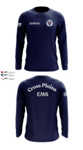 Cross Plains Area EMS 90329599 Long Sleeve Performance Shirt - 99