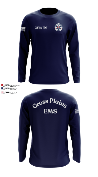 Long Sleeve Performance Shirt, Cross Plains Area EMS, EMS/EMT, Teamtime, Team time, sublimation, custom sports apparel, team uniforms, spirit wear, spiritwear, sports uniforms, custom shirts, team store, custom team store, fundraiser sports, apparel fundraiser