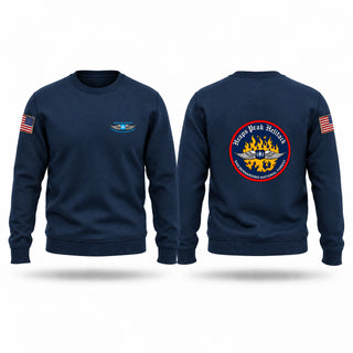 Crew Neck Sweatshirt, Heaps Peak Helitack, Fire Department, Teamtime, Team time, sublimation, custom sports apparel, team uniforms, spirit wear, spiritwear, sports uniforms, custom shirts, team store, custom team store, fundraiser sports, apparel fundraiser