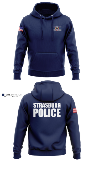 Hoodie, Strasburg Police, Police, Teamtime, Team time, sublimation, custom sports apparel, team uniforms, spirit wear, spiritwear, sports uniforms, custom shirts, team store, custom team store, fundraiser sports, apparel fundraiser