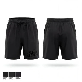 Athletic Shorts With Pockets, Alpha Archers, Army, Teamtime, Team time, sublimation, custom sports apparel, team uniforms, spirit wear, spiritwear, sports uniforms, custom shirts, team store, custom team store, fundraiser sports, apparel fundraiser