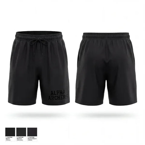 Athletic Shorts With Pockets, Alpha Archers, Army, Teamtime, Team time, sublimation, custom sports apparel, team uniforms, spirit wear, spiritwear, sports uniforms, custom shirts, team store, custom team store, fundraiser sports, apparel fundraiser