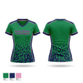 South Oldham Lady Sluggers Women's Short Sleeve V-neck Shirt - 1
