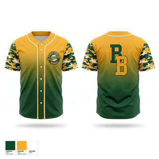 Full Button Baseball Jersey, Ball Blasters, Baseball, Teamtime, Team time, sublimation, custom sports apparel, team uniforms, spirit wear, spiritwear, sports uniforms, custom shirts, team store, custom team store, fundraiser sports, apparel fundraiser