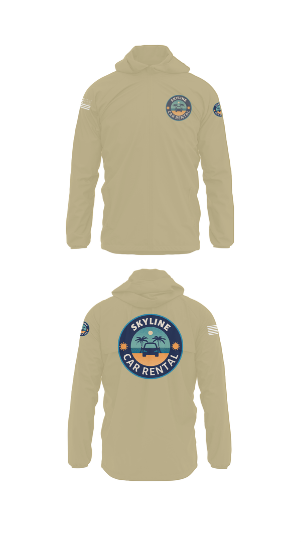 Windbreaker, Skyline Car Rental, Men's Basketball, Teamtime, Team time, sublimation, custom sports apparel, team uniforms, spirit wear, spiritwear, sports uniforms, custom shirts, team store, custom team store, fundraiser sports, apparel fundraiser