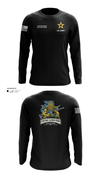Long Sleeve Performance Shirt, Central Illinois Company, Army, Teamtime, Team time, sublimation, custom sports apparel, team uniforms, spirit wear, spiritwear, sports uniforms, custom shirts, team store, custom team store, fundraiser sports, apparel fundraiser