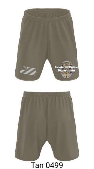 Athletic Shorts With Pockets, Lewiston Police Department, Police, Teamtime, Team time, sublimation, custom sports apparel, team uniforms, spirit wear, spiritwear, sports uniforms, custom shirts, team store, custom team store, fundraiser sports, apparel fundraiser