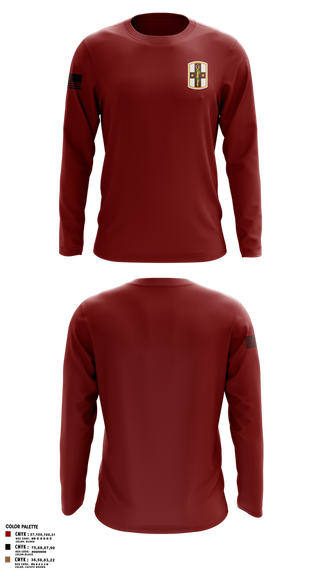 Long Sleeve Performance Shirt, 441 medical company ground ambulance, , Teamtime, Team time, sublimation, custom sports apparel, team uniforms, spirit wear, spiritwear, sports uniforms, custom shirts, team store, custom team store, fundraiser sports, apparel fundraiser
