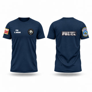 Old School Cotton Feel Shirt, Protective Services Police, Police, Teamtime, Team time, sublimation, custom sports apparel, team uniforms, spirit wear, spiritwear, sports uniforms, custom shirts, team store, custom team store, fundraiser sports, apparel fundraiser