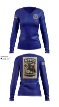 5th Precinct 96743657 Women's Long Sleeve V-neck Shirt - 21