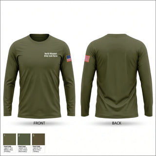 Long Sleeve Performance Shirt, North Missouri Drug Task Force, Police, Teamtime, Team time, sublimation, custom sports apparel, team uniforms, spirit wear, spiritwear, sports uniforms, custom shirts, team store, custom team store, fundraiser sports, apparel fundraiser