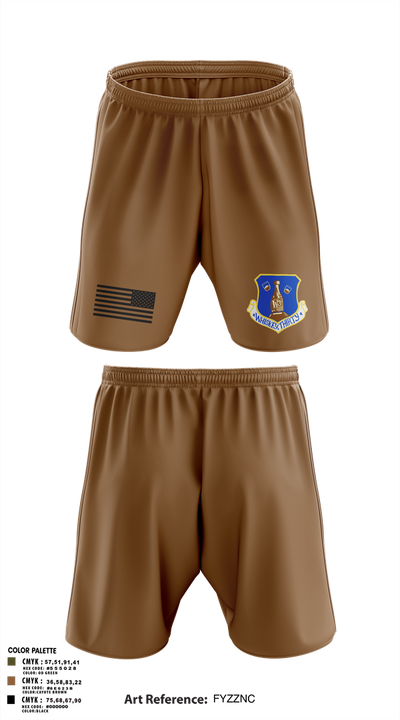 145th LRS/LGVM 93307873 Athletic Shorts With Pockets - 2