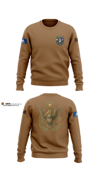 Crew Neck Sweatshirt, 2nd Area Command (LASG), , Teamtime, Team time, sublimation, custom sports apparel, team uniforms, spirit wear, spiritwear, sports uniforms, custom shirts, team store, custom team store, fundraiser sports, apparel fundraiser