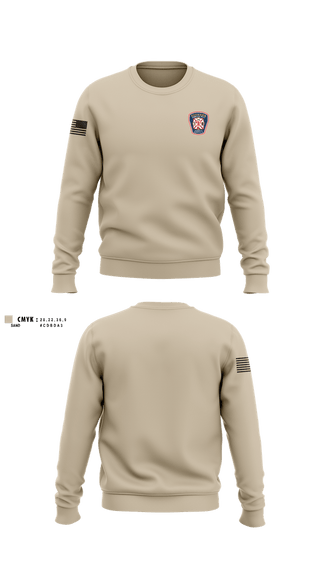 Crew Neck Sweatshirt, Marietta Pioneer Fire Company, Fire Department, Teamtime, Team time, sublimation, custom sports apparel, team uniforms, spirit wear, spiritwear, sports uniforms, custom shirts, team store, custom team store, fundraiser sports, apparel fundraiser