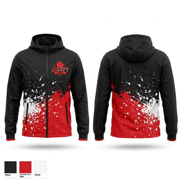 Windbreaker, Go Left Sports, Men's Basketball, Teamtime, Team time, sublimation, custom sports apparel, team uniforms, spirit wear, spiritwear, sports uniforms, custom shirts, team store, custom team store, fundraiser sports, apparel fundraiser