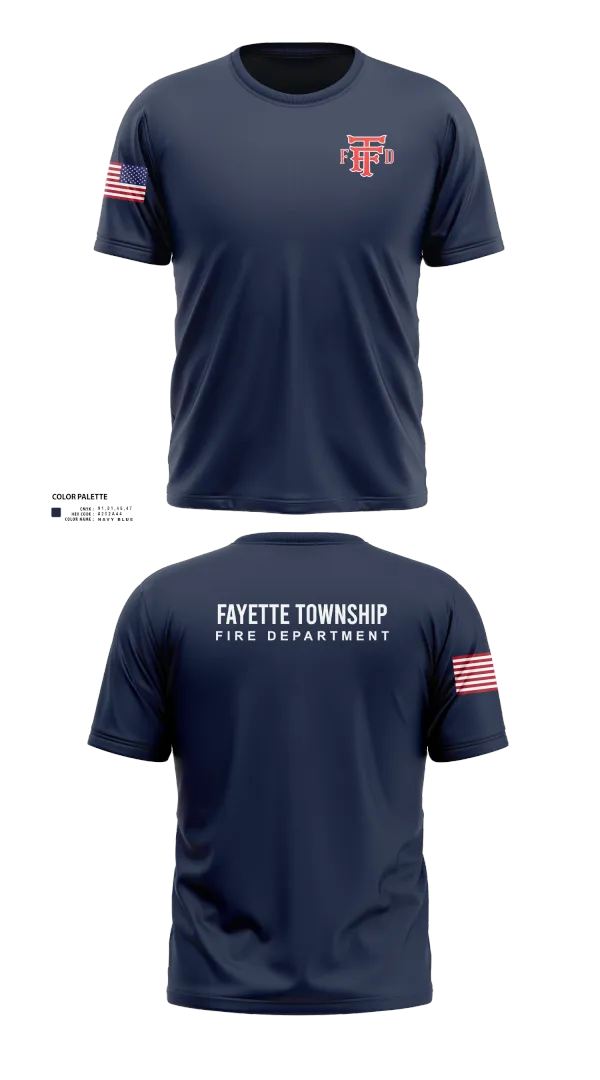 Short Sleeve Performance Shirt, Fayette Township Fire Department, Fire Department, Teamtime, Team time, sublimation, custom sports apparel, team uniforms, spirit wear, spiritwear, sports uniforms, custom shirts, team store, custom team store, fundraiser sports, apparel fundraiser