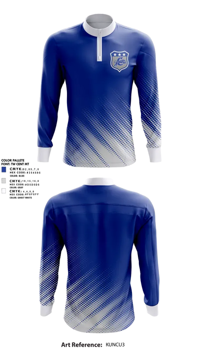 Capital High School 19072660 Quarter Zip Jacket - 1