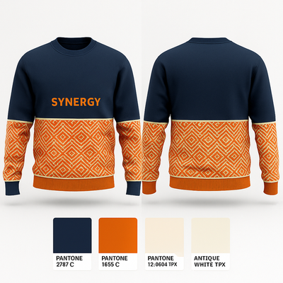 Synergy 85387131 Crew Neck Sweatshirt - 1