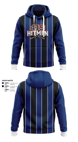 Hoodie, 419 hitmen, Softball, Teamtime, Team time, sublimation, custom sports apparel, team uniforms, spirit wear, spiritwear, sports uniforms, custom shirts, team store, custom team store, fundraiser sports, apparel fundraiser