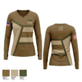 1-108 FAR Women's Long Sleeve V-neck Shirt - 1