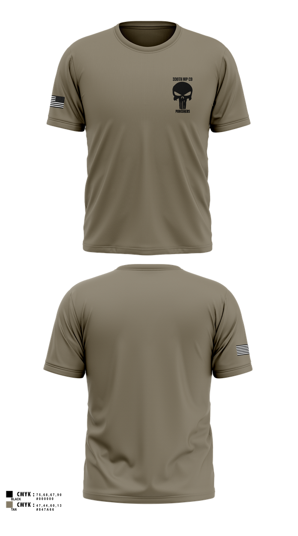 Old School Cotton Feel Shirt, 330th MP Co, National Guard, Teamtime, Team time, sublimation, custom sports apparel, team uniforms, spirit wear, spiritwear, sports uniforms, custom shirts, team store, custom team store, fundraiser sports, apparel fundraiser