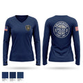 Swansboro police cadets 55996899 Women's Long Sleeve V-neck Shirt - 1