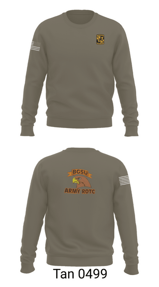 Crew Neck Sweatshirt, BGSU Fighting Falcon Battalion, Army, Teamtime, Team time, sublimation, custom sports apparel, team uniforms, spirit wear, spiritwear, sports uniforms, custom shirts, team store, custom team store, fundraiser sports, apparel fundraiser