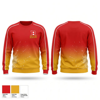 Crew Neck Sweatshirt, Bridgeport High School Basketball, Men's Basketball, Teamtime, Team time, sublimation, custom sports apparel, team uniforms, spirit wear, spiritwear, sports uniforms, custom shirts, team store, custom team store, fundraiser sports, apparel fundraiser