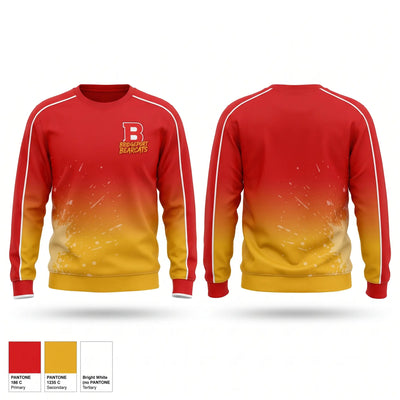 Bridgeport High School Basketball 84427267 Crew Neck Sweatshirt - 1