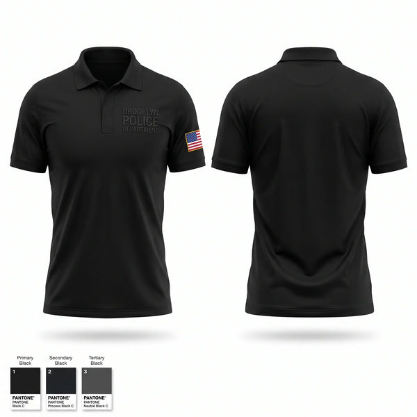 Short Sleeve Performance Polo, Brooklyn Police Department, Police, Teamtime, Team time, sublimation, custom sports apparel, team uniforms, spirit wear, spiritwear, sports uniforms, custom shirts, team store, custom team store, fundraiser sports, apparel fundraiser