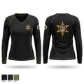 Miller county jail Women's Long Sleeve V-neck Shirt - 1